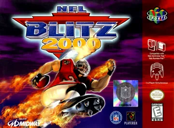 NFL Blitz 2000 (USA) (Rev 1) box cover front